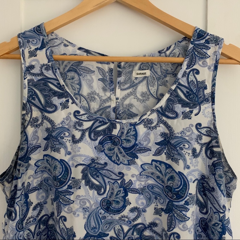 Garage Open-Back Paisley Top - Picture 3 of 7
